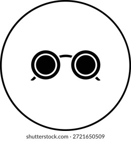 Icono de Vector de gafas de sol. Se puede utilizar para aplicaciones de impresión, móviles y de Web.