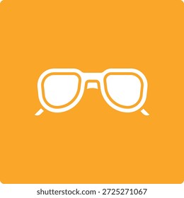 Icono de Vector de gafas de sol. Se puede utilizar para aplicaciones de impresión, móviles y de Web.
