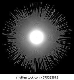 Sun Globe for Design Project - vector illustration
