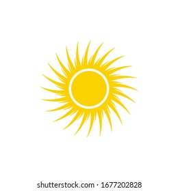 Sun graphic design template vector isolated illustration