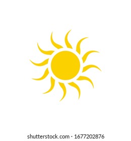 Sun graphic design template vector isolated illustration