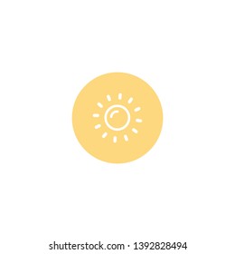 sun graphic element Illustration template design