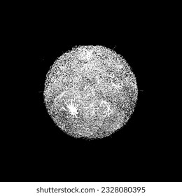 sun hand drawing vector isolated on white background.