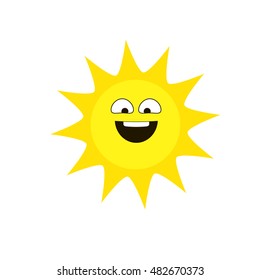 sun happy isolated