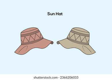 Ein Sonnenhut ist ein Hut oder Kopfbedecker, der speziell dazu bestimmt ist, Gesicht, Hals und Schultern vor direktem Sonnenlicht zu schatzen.