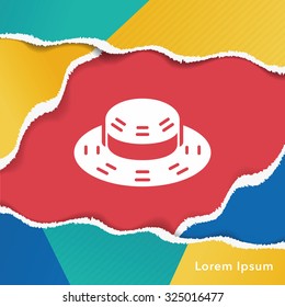 Sun hat icon