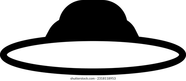 Sun Hat Icon: A graphical representation of a sun hat, It symbolizes sun protection, outdoor activities, or the presence of sunny weather