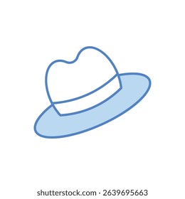 Sun Hat Icon vector stock illustration