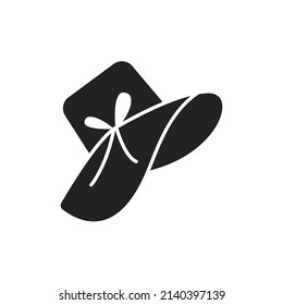 sun hat icons  symbol vector elements for infographic web