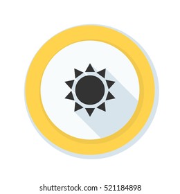 Sun hazard sign