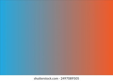 Fondo de cabecera de sol con gradiente abstracto en pastel Anuncio de Web Grande con un fondo granulado de ruido azul y naranja.