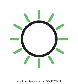 Sun, Heat icon