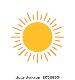 sun hot flat style icon vector illustration design sun hot flat style icon vector illustration design