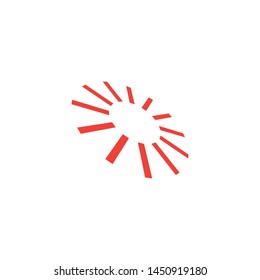 Sun hot icon graphic design template illustration