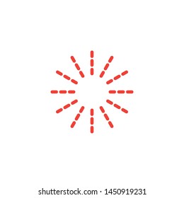 Sun hot icon graphic design template illustration