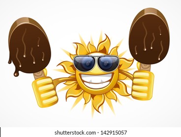 Sun with icecream