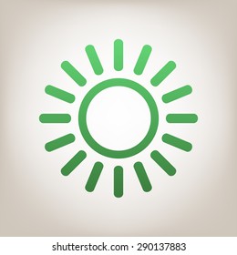 Sun icon