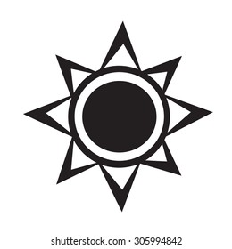 Sun Icon Stock Vector (Royalty Free) 305994842 | Shutterstock