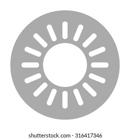 Sun icon.