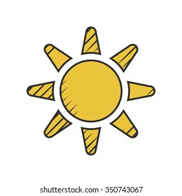 Sun icon. 