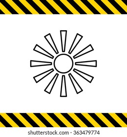 Sun icon