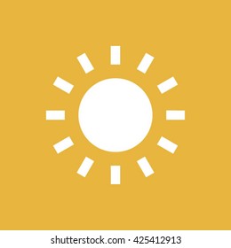 Sun icon.