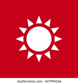 Sun icon.