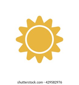 Sun icon.
