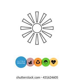 Sun icon