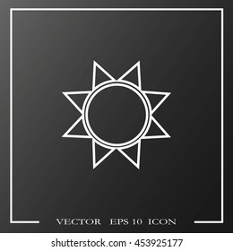 Sun icon