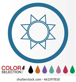 Sun icon