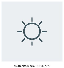 Sun icon