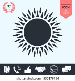 Sun icon