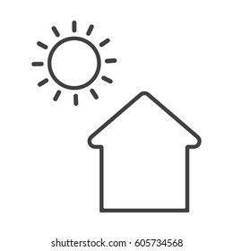 Sun icon