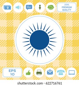 Sun icon