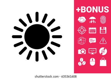 Sun icon