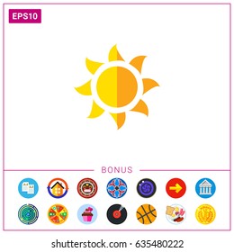 Sun icon