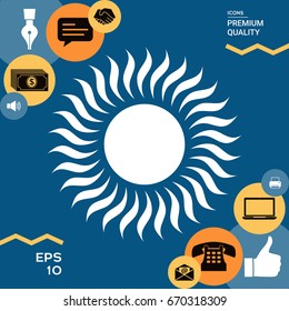Sun icon