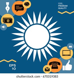 Sun icon