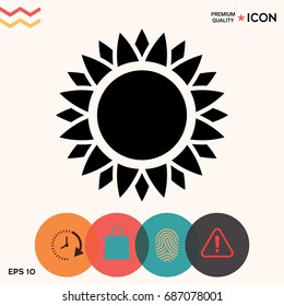 Sun icon