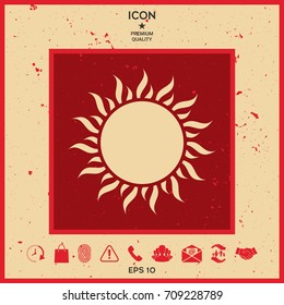 Sun icon