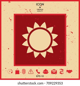 Sun icon