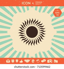 Sun icon