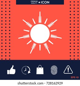 Sun icon