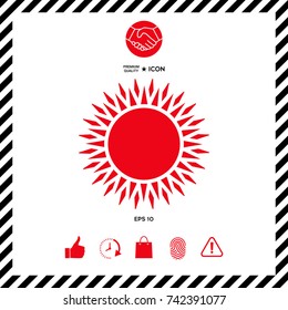 Sun icon