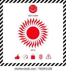 Sun icon