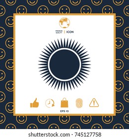 Sun icon