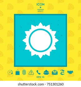 Sun icon