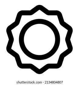 icono solar con color negro