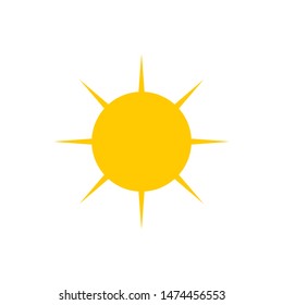 Sun icon. Sun collection logo ico vector. Collection sun Eps10.
